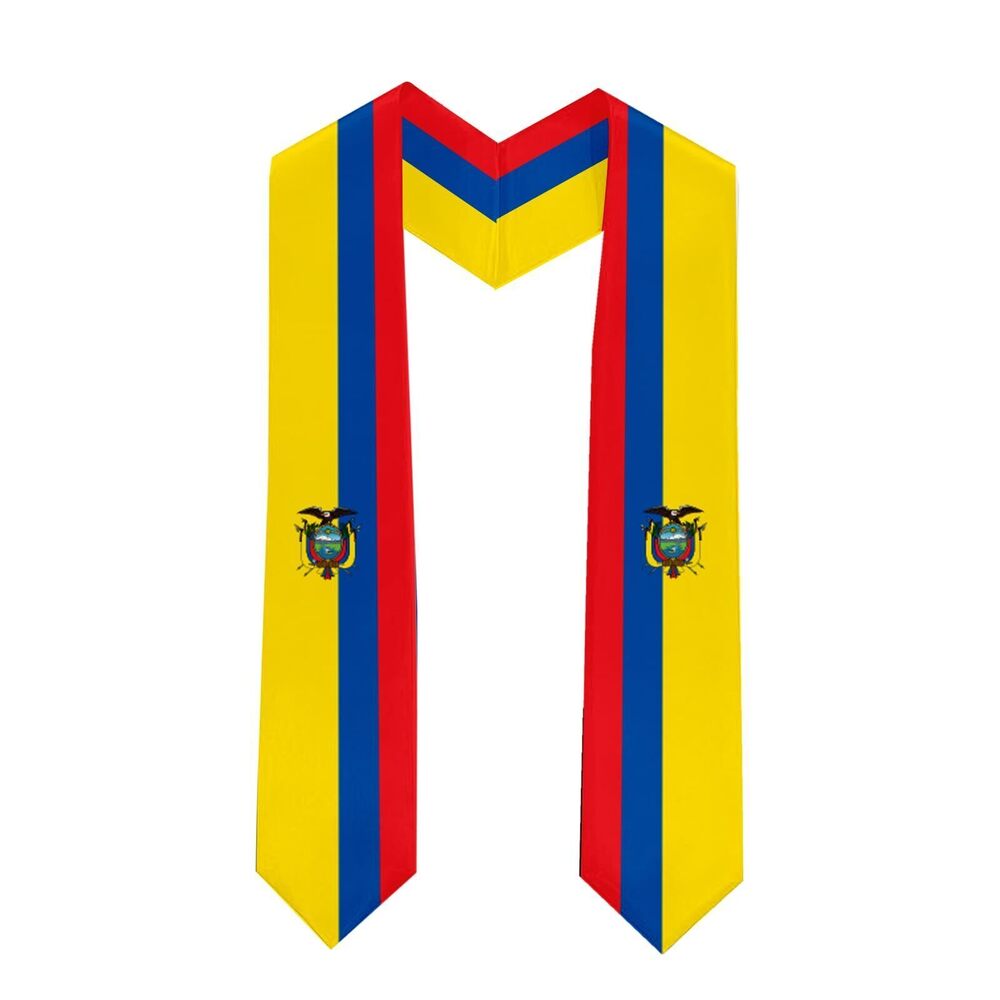 7797 Class of 2025 Ecuador Flag Graduation Stole Celebrate Your Academic
